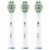 Oral-B FlossAction Electric Toothbrush Replacement Brush Heads Perspective: left