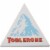 Toblerone Swiss White Chocolate with Honey & Almond Nougat Chocolate Bar Perspective: left
