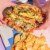 Athenos Roasted Red Pepper Hummus Perspective: left