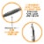 BIC® Atlantis Medium Point Ball Pen - Black Perspective: left