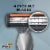BIC® Flex 4™ Sensitive Men's Razors Perspective: left