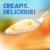 Yoplait Light Harvest Peach Fat Free Yogurt Cup Perspective: left