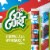 Go-GURT Gluten Free Cotton Candy and Strawberry Banana Kids Yogurt Tubes Perspective: left