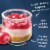 Oui by Yoplait Creme Fraiche Cherry Cheesecake Layered Dessert Glass Jars Perspective: left