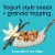 Ratio Keto Friendly Vanilla Yogurt Cultured Dairy Snack With Granola Perspective: left