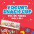 Yoplait Low Fat Strawberry Kids Yogurt & Trix Cereal Snack Perspective: left