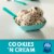 Blue Ribbon Classics Cookies and Cream Frozen Dessert Pail Perspective: left