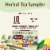 Celestial Seasonings Herbal Tea Bag Sampler Perspective: left