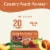 Celestial Seasonings® Caffeine Free Country Peach Passion® Herbal Tea Bags Perspective: left