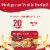 Celestial Seasonings Caffeine Free Rooibos Madagascar Vanilla Herbal Tea Perspective: left