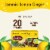 Celestial Seasonings Caffeine Free Jammin' Lemon Ginger Herbal Tea Perspective: left