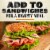 Smithfield Thinly Sliced Honey Ham Slices Perspective: left
