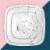 Corelle® Square Splendor Dinner Plate - White Perspective: left
