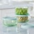 Pyrex Glass Food Storage Dishes Perspective: left