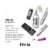 L'Oreal® Paris Feria® Power Violet V38 Intense Deep Violet Hair Color Perspective: left