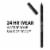 L'Oreal Paris Infallible Pro-Last Pencil Eyeliner Waterproof 970 Purple Perspective: left