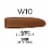 L'Oreal Paris True Match Liquid Foundation with Medium Coverage Super Blendable W10 Perspective: left