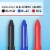 Paper Mate® Ballpoint Pens, Write Bros. Assorted Color Ink Pens, Medium Point (1.0mm), 10 Count Perspective: left