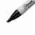 Sharpie® Permanent Markers, Chisel Tip, Black, 2 Count Perspective: left