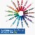 EXPO® Low Odor Dry Erase Markers, Fine Tip, Assorted Colors, 12 Count Perspective: left