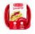 Rubbermaid® TakeAlongs® Square 2.9 Cup Food Storage Containers - Ruby/Clear Perspective: left