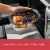 Rubbermaid® Brilliance™ 3.2-Cup Medium Food Storage Containers - Clear Perspective: left