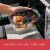 Rubbermaid® Brilliance™ 3.2-Cup Medium Food Storage Containers - Clear Perspective: left