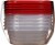 Rubbermaid® Take Alongs 5 Pack Square Containers & Lids Perspective: left