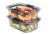 Rubbermaid® Brilliance™ 3.2-Cup Glass Food Storage Containers Perspective: left