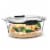 Rubbermaid® Brilliance™ Round Food Storage Container - Clear Perspective: left