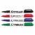 Marks-A-Lot Dry Erase Marker Assorted Colors 24459 Pen-Style Bullet Tip Perspective: left