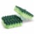 Libman 3.5 In. x 3.5 In. Green Scrub Sponge (2-Count) 2106 Perspective: left