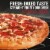 DiGiorno Sausage and Pepperoni Rising Crust Frozen Pizza Perspective: left