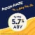 Blue Moon Moon Haze Pale Ale Beer Perspective: left