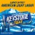 Keystone American-style Light Lager Beer Perspective: left