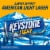 Keystone American-style Light Lager Beer Perspective: left