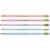 Ticonderoga® Pre-Sharpened Pastel Wood-Cased Pencils Perspective: left