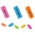 Ticonderoga® Multi-pack Assorted Neon Erasers Perspective: left