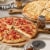 Freschetta Garlic Duo Pepperoni Frozen Pizza Perspective: left