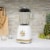 West Bend Timeless Multi Function Blender - White/Gold Perspective: left