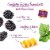 Bigelow® Blackberry Citrus Herbal Tea Caffeine Free Tea Bags plus Zinc Perspective: left