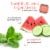 Bigelow Botanicals™ Cold Water Infusion Watermelon Cucumber Mint Herbal Tea Bags Perspective: left