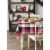 DII Cardinal Red Tri Color Check Tablecloth Perspective: left
