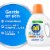 All® Free Clear Advanced Oxi Liquid Laundry Detergent Perspective: left