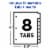 Avery Insertable Big Tab™ Binder Dividers Perspective: left