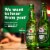 Heineken Original Lager Beer Keg Perspective: left
