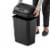 Sterilite Plastic SwingTop Trash Can - Black Perspective: left
