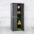 Sterilite Adjustable 4-Shelf Storage Cabinet With Doors, Dark Gray Perspective: left