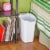 Sterilite Trash Can - White Perspective: left