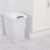 Sterilite Touch Top Trash Can - White Perspective: left